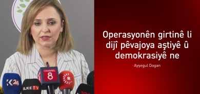 Ayşegul: Em behsa aştiyê dikin û operasyon li dijî demokrasiyê tê kirin