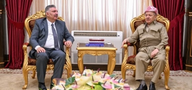 لە سەلاحەددین سەرۆك مەسعود بارزانی پێشوازی لە كەسایەتیی سیاسیی سووریا مەحمود ئەلموسەڵەت كرد