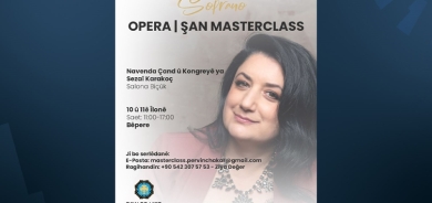 Pervîn Chakar dê perwerdeya masterclassê bide: Serlêdanan dest pê kir