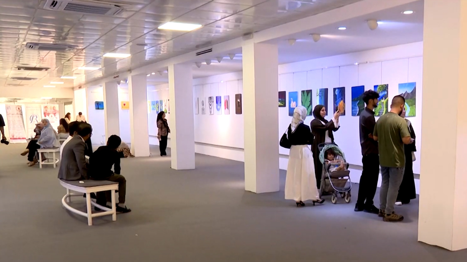 Silêmanî.. Pêşangeheke hunerî bo nexweşên talasîmyayê hat vekirin