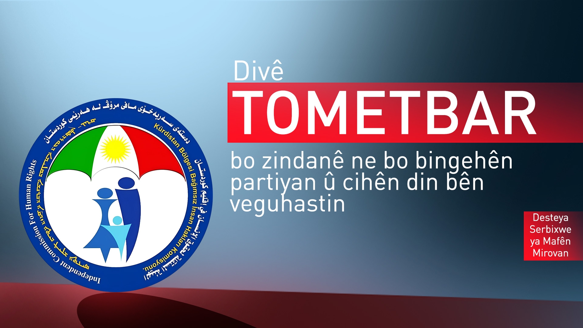 Desteya Serbixwe ya Mafên Mirovan peyamek li ser aloziyên Silêmaniyê weşand