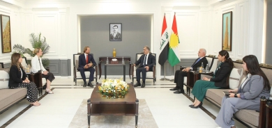 مسؤول دائرة العلاقات الخارجية في حكومة كوردستان يجتمع بقنصل بريطانيا لدى الإقليم