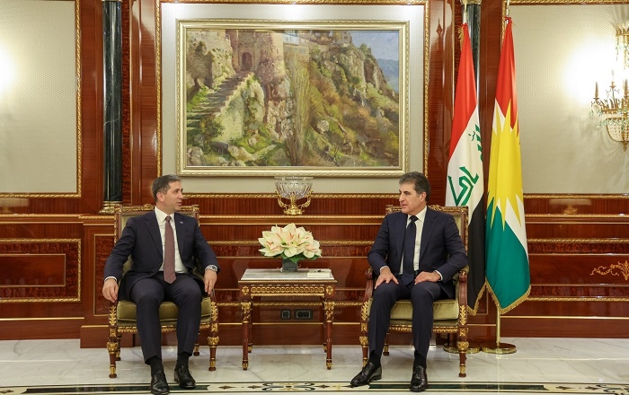 President Nechirvan Barzani receives the Deputy Chairman of the AK Party