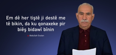 OCALAN: Ji bo pêvajoya aştiyê pêdivîtiya me bi pêngavên bilez heye