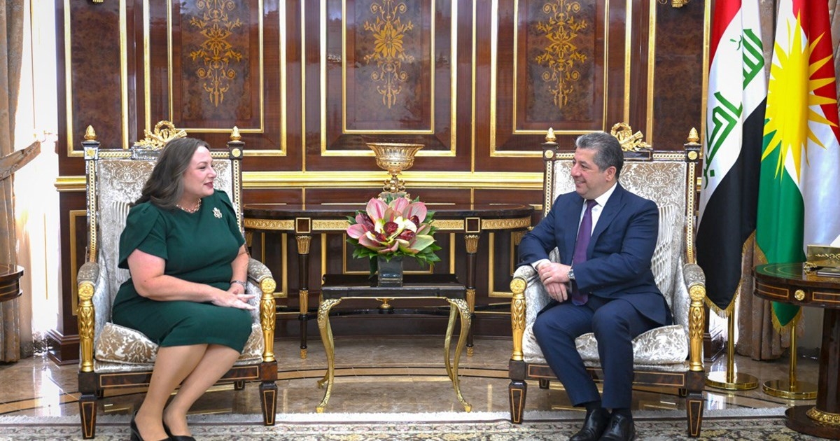 KRG Prime Minister Barzani Welcomes New U.S. Consul General, Wendy Green