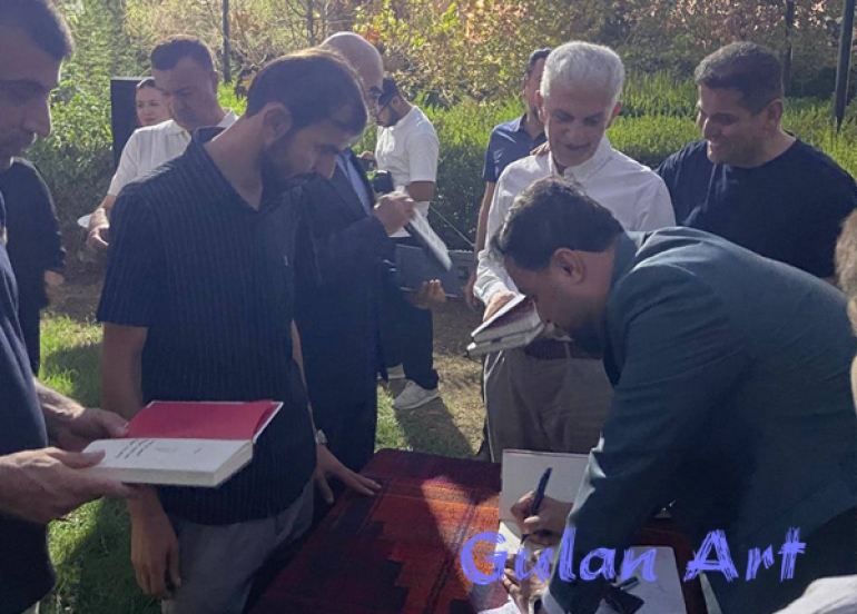 ڕێورەسمی خوێندنەوەو بڵاوكردنەوەی كتێبی(كۆترەكانی سێبەری تاووس) بەڕێوەچوو