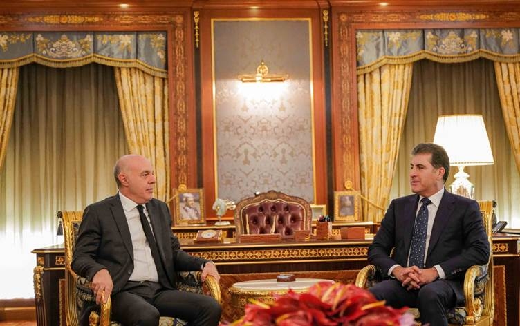 Nêçîrvan Barzanî bi heyeteke Tirkiyeyê re civiya