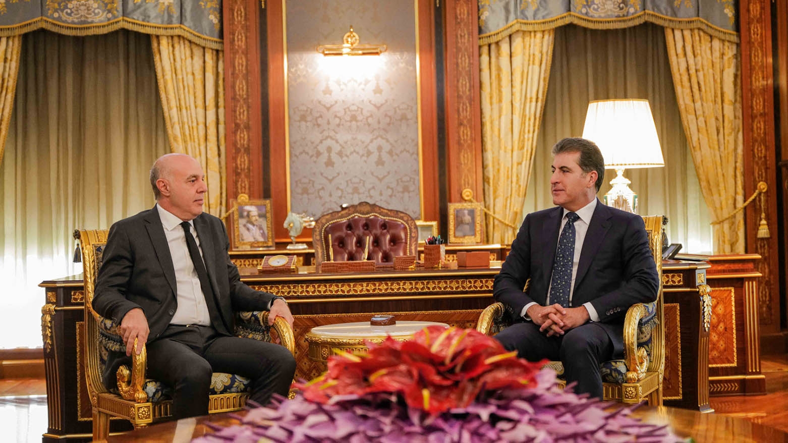 رئيس إقليم كوردستان ووفد تركي يؤكدان على تطوير العلاقات