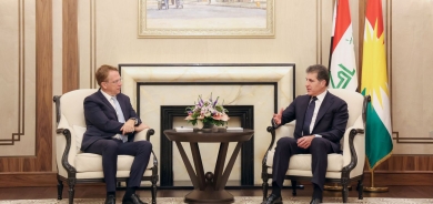 نيجيرفان بارزاني والسفير الفرنسي يبحثان تعزيز العلاقات مع الإقليم والعراق