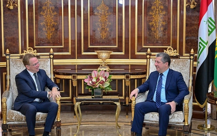 Mesrûr Barzanî bi Balyozê Fransayê re civiya