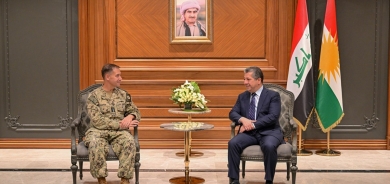Prime Minister Barzani Receives New Commander of US Central Command