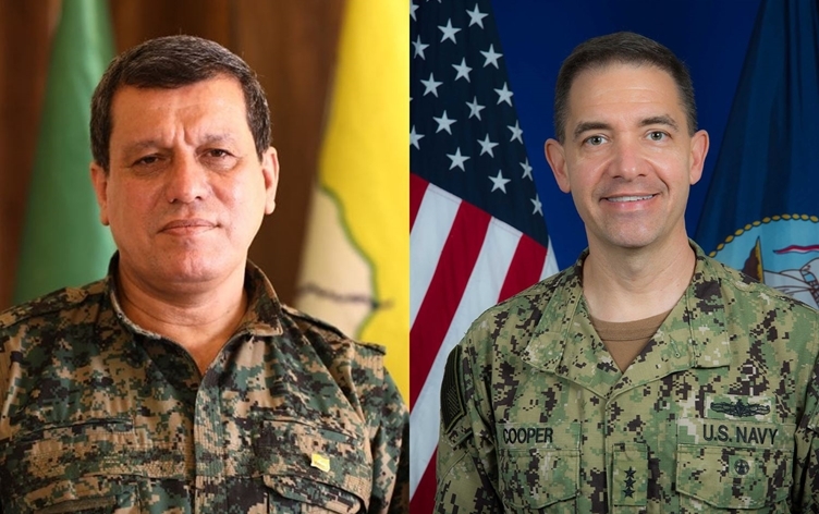 Mezlûm Ebdî bi Fermandarê CENTCOMê re civiya