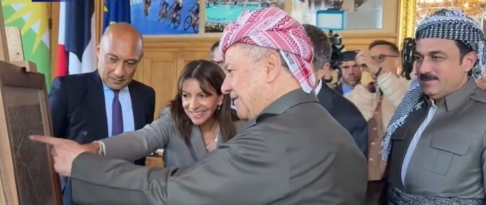 رئيسة بلدية باريس: الرئيس بارزاني والبيشمركة قاتلوا الإرهاب من أجل حريتنا جميعاً