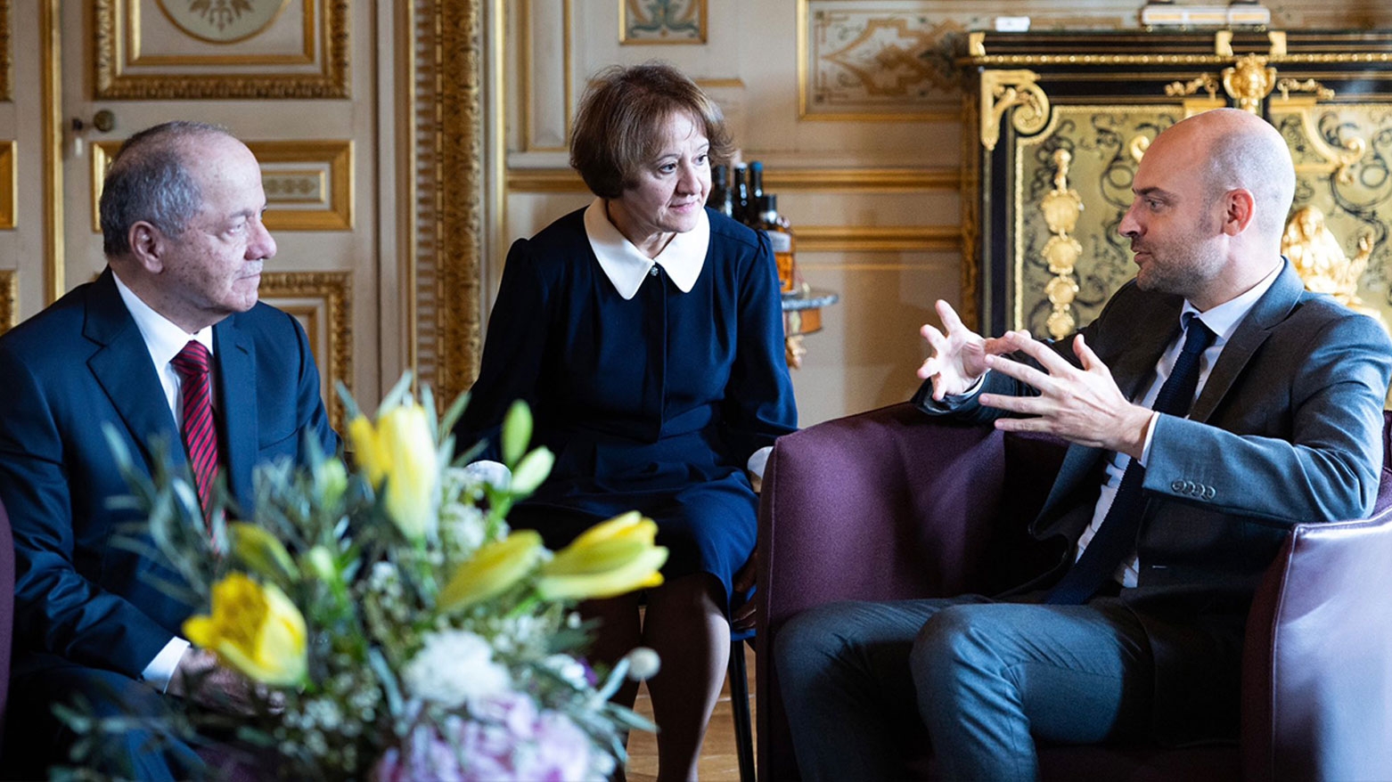 الرئيس بارزاني يزور وزارة الخارجية الفرنسية