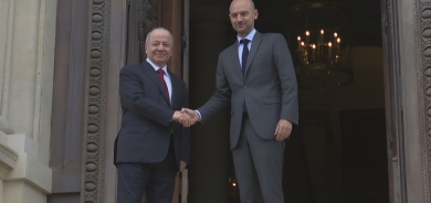 Serok Barzanî û Wezîrê Derve yê Fransayê tekez li ser pêşxistina peywendiyan kir