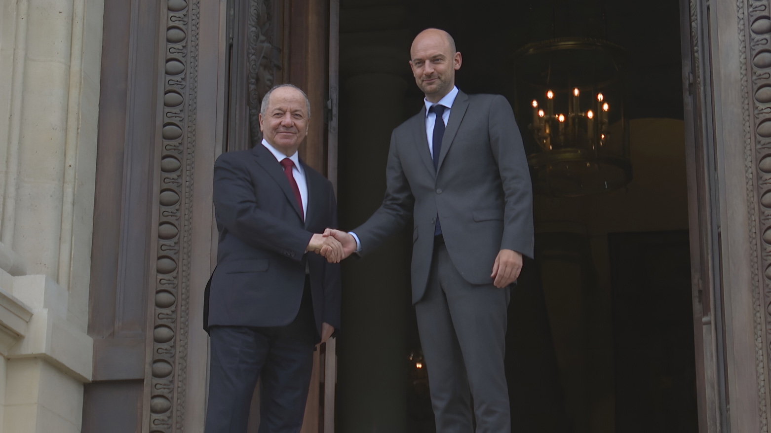 Serok Barzanî û Wezîrê Derve yê Fransayê tekez li ser pêşxistina peywendiyan kir