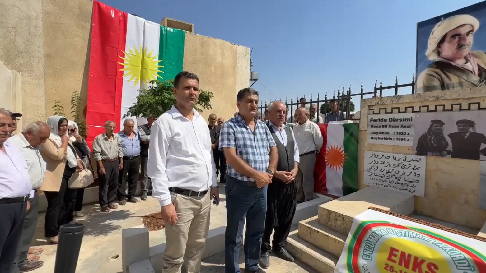 Efrîn.. Gora Dr. Nûrî Dêrsimî di salvegera koça wî ya dawî de hat nûjenkirin