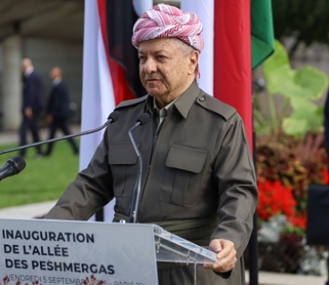 پاریس . . .  شكۆی پێشمەرگە  لە ناو دڵی خۆی دادەنێت