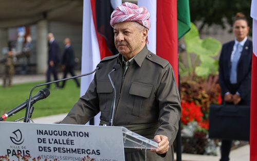 پاریس . . .  شكۆی پێشمەرگە  لە ناو دڵی خۆی دادەنێت