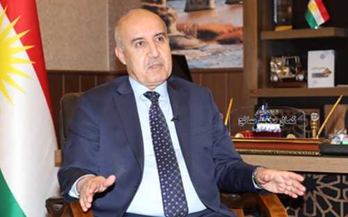 كەمال محەمەد ساڵح  وەزیری كارەبا و وەزیری سامانە سرووشتییەكان (بە وەكالەت) بۆ گوڵان:  وەزارەتی سامانە سرووشتییەكان لەپێناو دابینكردنی مووچەی مووچەخۆرانی هەرێمی كوردستان، نەرمی و پابەندییەكی باشی نیشانی وەزارەتی نەوتی فیدڕاڵی داوە..