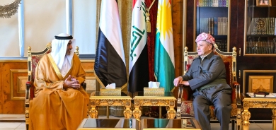 لە سەلاحەددین سەرۆك مەسعود بارزانی پێشوازی لە بەڕێز سەعید موبارەك ئەلهاجری وەزیری دەوڵەت و نێردەی تایبەتی ئیمارات بۆ كاروباری ئابووری بۆ هەرێمی كوردستان كرد.