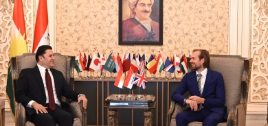 ديندار زيباري يبحث مع القنصل البريطاني خطة حقوق الإنسان وتوصيات الأمم المتحدة