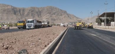 مشروع الطريق المزدوج رانيا - سركپكان في مراحله النهائية