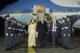 ترمب يصل إلى بريطانيا في زيارة دولة ثانية