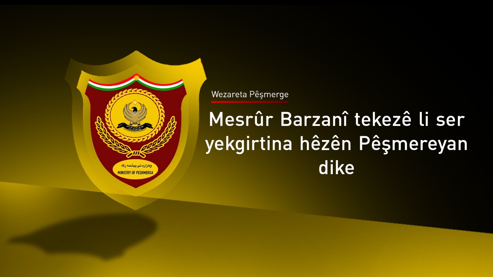 Osman Mihemed: Mesrûr Barzanî ferman daye Wezareta Pêşmerge ku mûçeyên Pêşmergeyan zêde bike