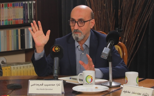 ئازا حەسیب قەرەداخی ئەندامی بازنەی گفتوگۆ:  مانەوەی ئێمە وەك نەتەوە، بەندە بە پاراستن و گەشەپێدانی هونەر و كەلتوورمانەوە