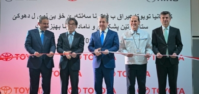 رئيس الحكومة يدشن مركز شركة تويوتا للفحص والتجهيز في دهوك