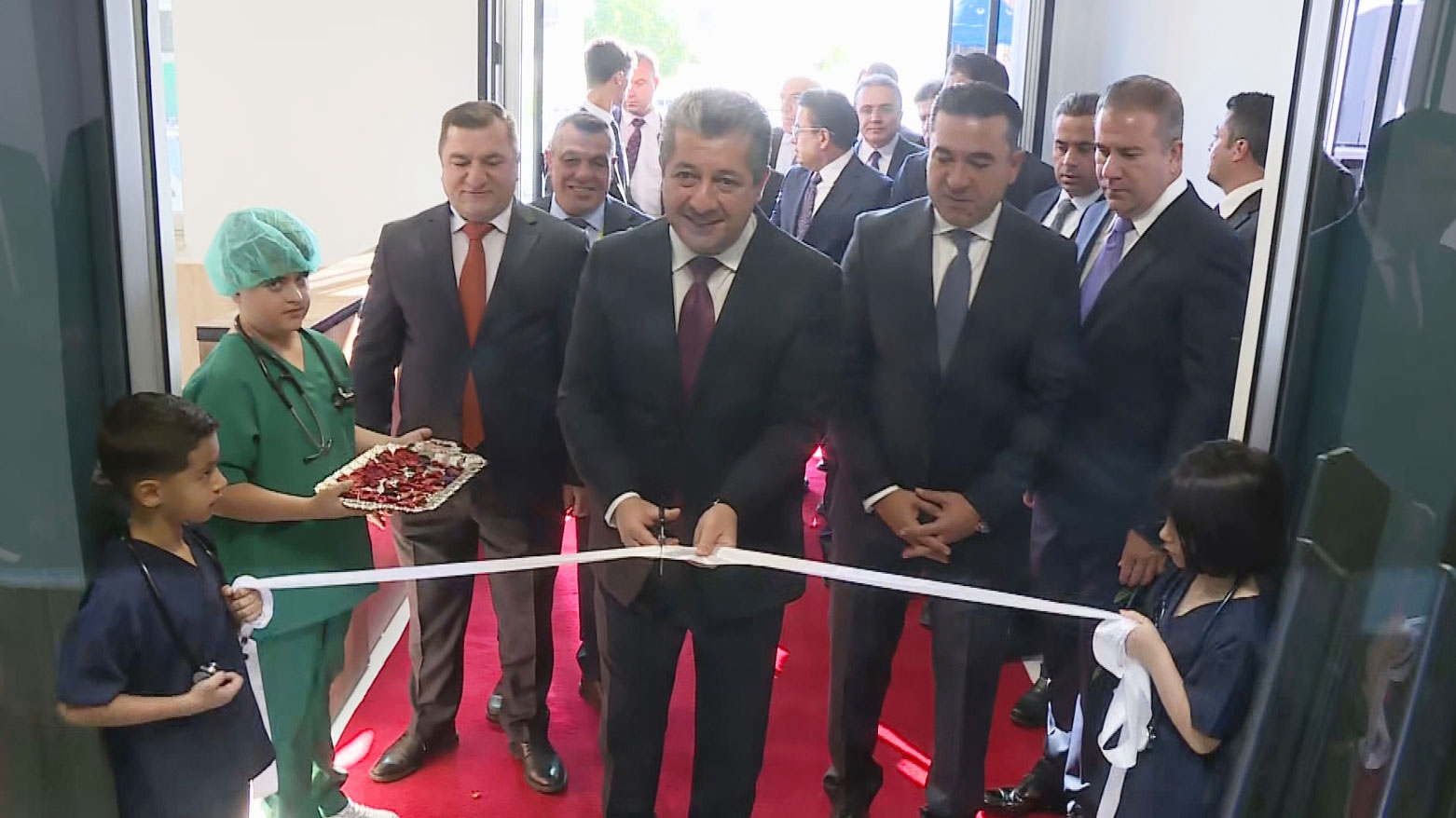 مسرور بارزاني يدشّن مستشفى الأطفال في زاخو