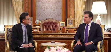 نيجيرفان بارزاني  يبحث مع  السفير الياباني علاقات اليابان مع العراق واقليم كوردستان