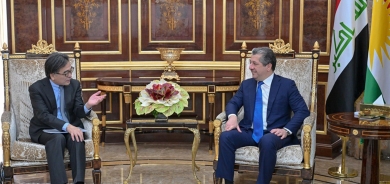 Serokwezîr Mesrûr Barzanî û Balyozê Japonê pêwendiyên dualî gotûbêj dikin