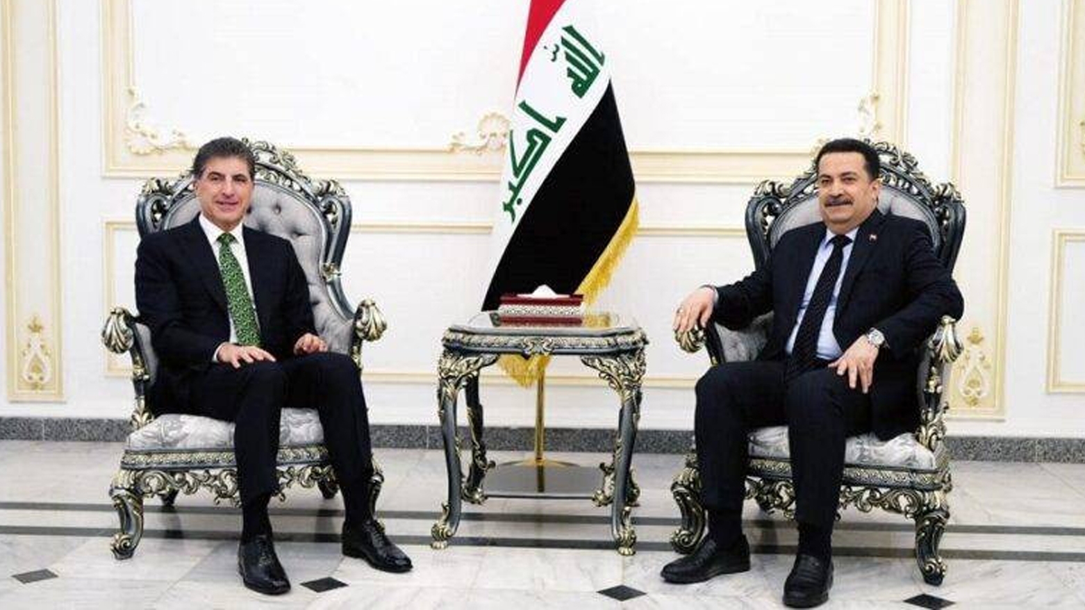 رئيس إقليم كوردستان يتلقى اتصالاً من رئيس الوزراء العراقي