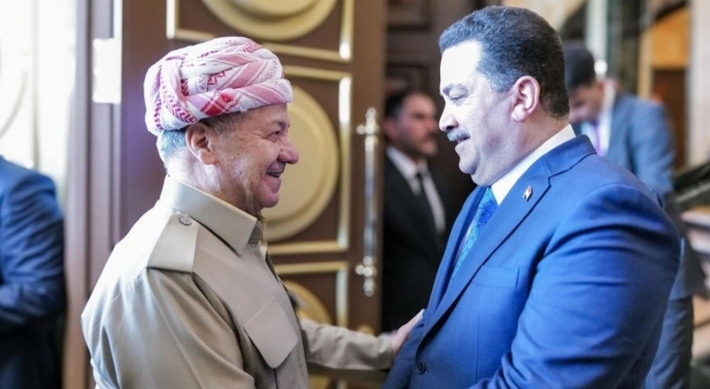 السوداني يشكر الرئيس بارزاني على إنجاح اتفاق استئناف تصدير نفط كوردستان