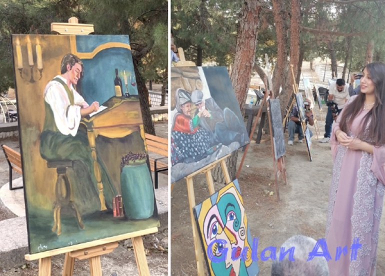 مامۆستا پەیام ڕزگار یەكەمین پێشانگەی تایبەتی شێوەكاریی خۆی كردەوە