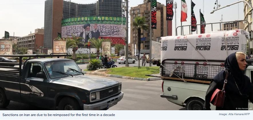 Iran Recalls European Envoys as UN Sanctions Loom; Middle East Tensions Simmer