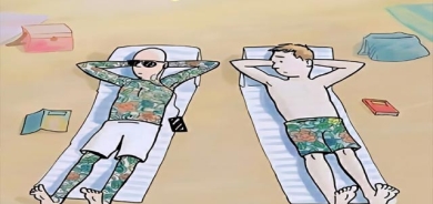 كاریكاتێر، ئەم كاریكاتێرە باس لەو كەسانە دەكات كە گرنگی بە تاتۆ دەدەن