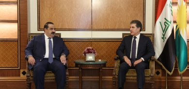 President Nechirvan Barzani receives the head of Iraq’s Azm Alliance