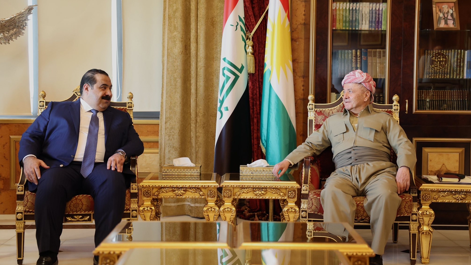 Serok Barzanî û Semerayî hilbijartinên bê yên Encûmena Nûneran a Iraqê gotûbêj kirin