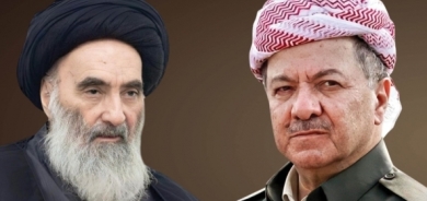 الرئيس بارزاني يعزي السيد السيستاني بوفاة عقيلته