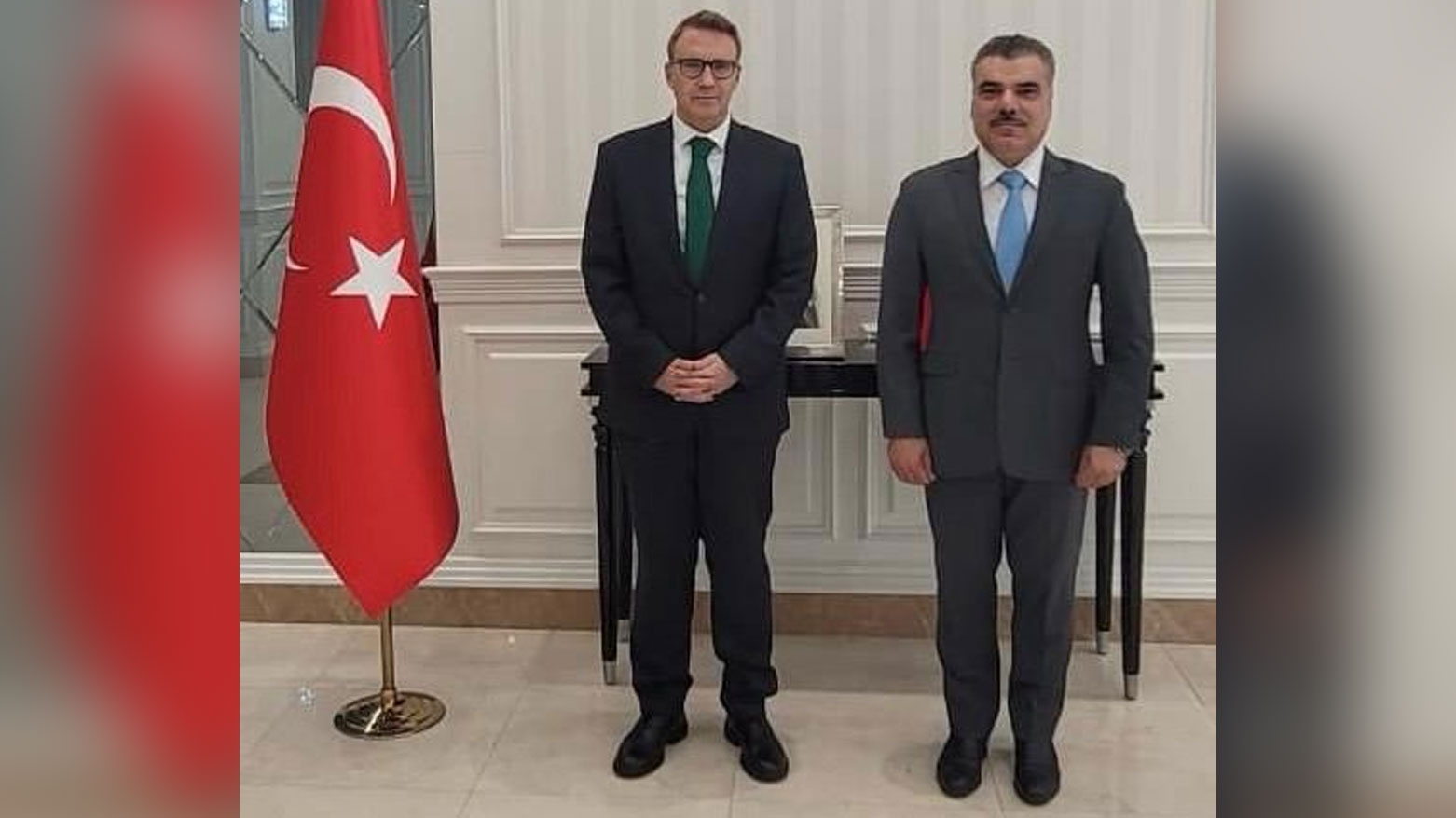 رئيس ممثلية حكومة كوردستان ببغداد والسفير التركي يبحثان تعزيز العلاقات بين أربيل وأنقرة