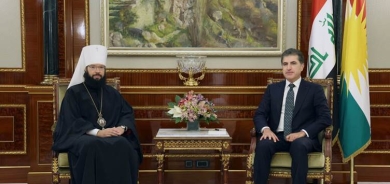 President Nechirvan Barzani receives a delegation from the Russian Orthodox Church