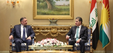 سه‌رۆكى هه‌رێمى كوردستان، پێشوازيى له‌ به‌ڕێز خه‌ميس ئه‌لخه‌نجه‌ر، سه‌رۆكى هاوپه‌يمانيى ئه‌لسياده‌ و شاندێكى ياوه‌رى كرد