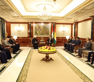 سه‌رۆكى هه‌رێمى كوردستان، پێشوازيى له‌ شاندێكى كه‌نيسه‌ى ئه‌رتۆدۆكسى ڕووسى به‌ سه‌رۆكايه‌تيى به‌ڕێز مه‌تران ئه‌نتۆنى كرد