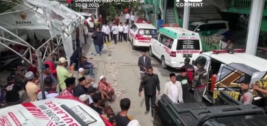 بەهۆی داڕمانی هۆڵی  نوێژكردنی قوتابخانەیەک زیاتر لە سەد کەس گیانیان لەدەستدا و برینداربوون