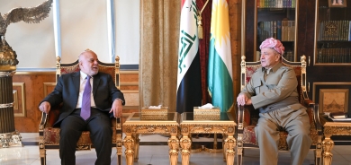 الرئيس بارزاني يستقبل رئيس ائتلاف النصر حيدر العبادي