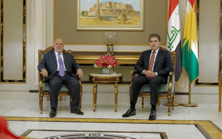 نيجيرفان بارزاني وحيدر العبادي يبحثان العملية السياسية والانتخابات النيابية المقبلة