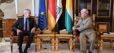 الرئيس بارزاني يستقبل السفير الألماني لدى العراق